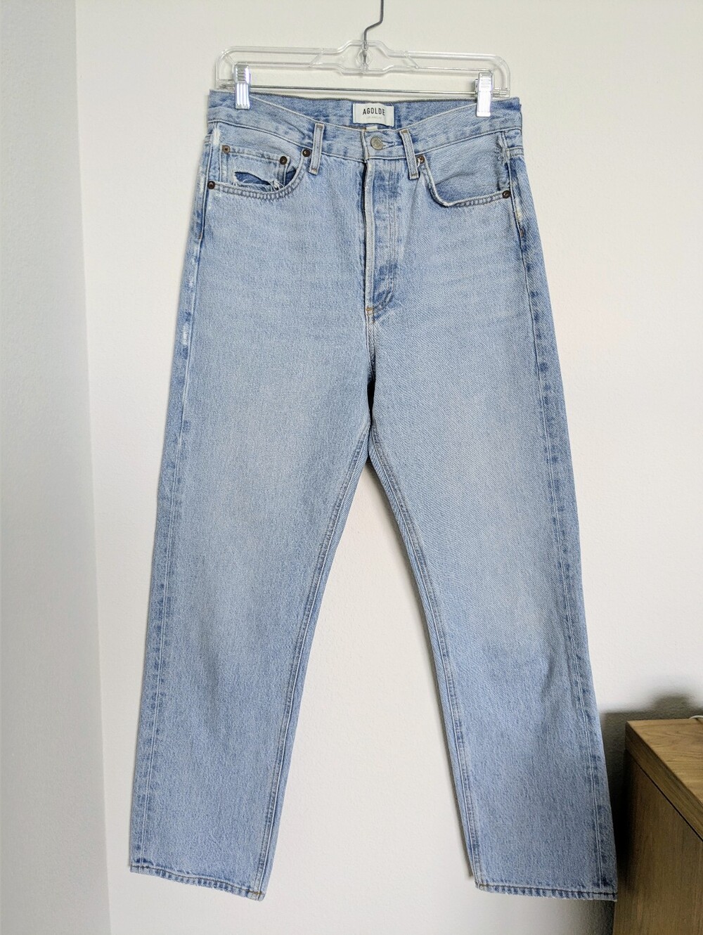 Agolde 90s Straight Jeans 26x29 - Picture 2 of 6